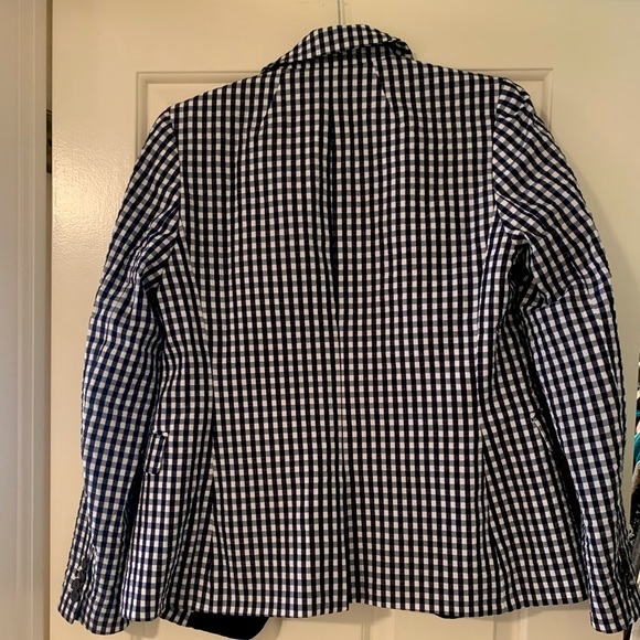 Gingham blazer by JCrew sz 4 - Picture 5 of 8
